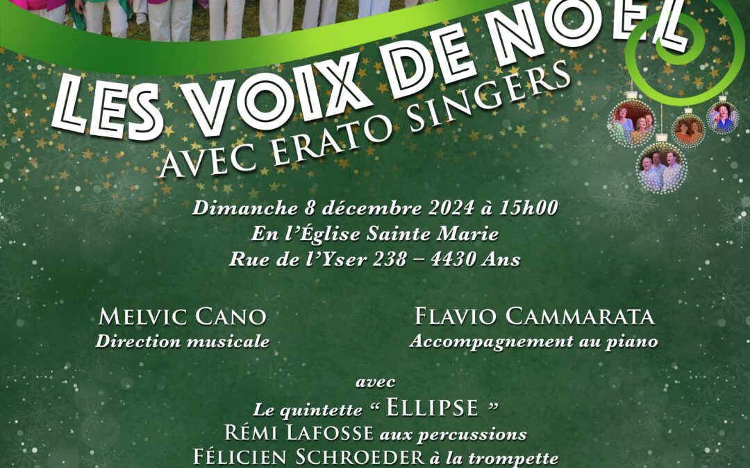 Les voix de Noël avec Erato Singers