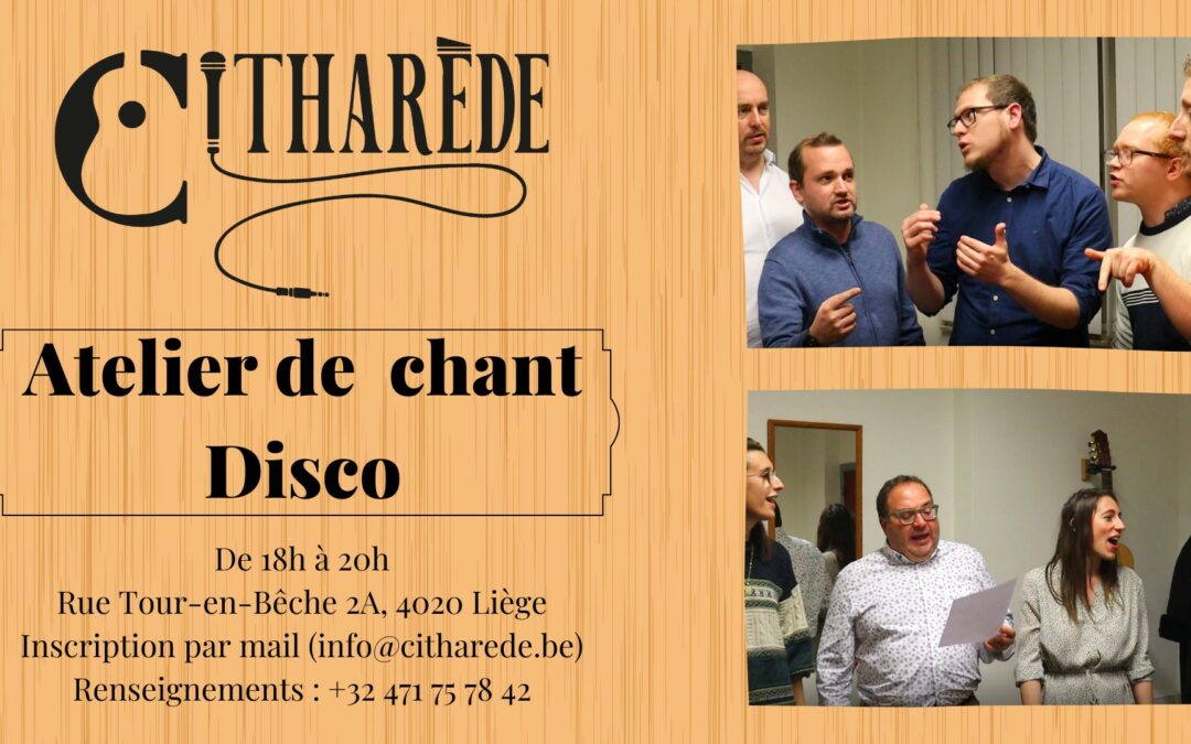 Atelier de chant collectif – disco (Boney M, Bee Gees)