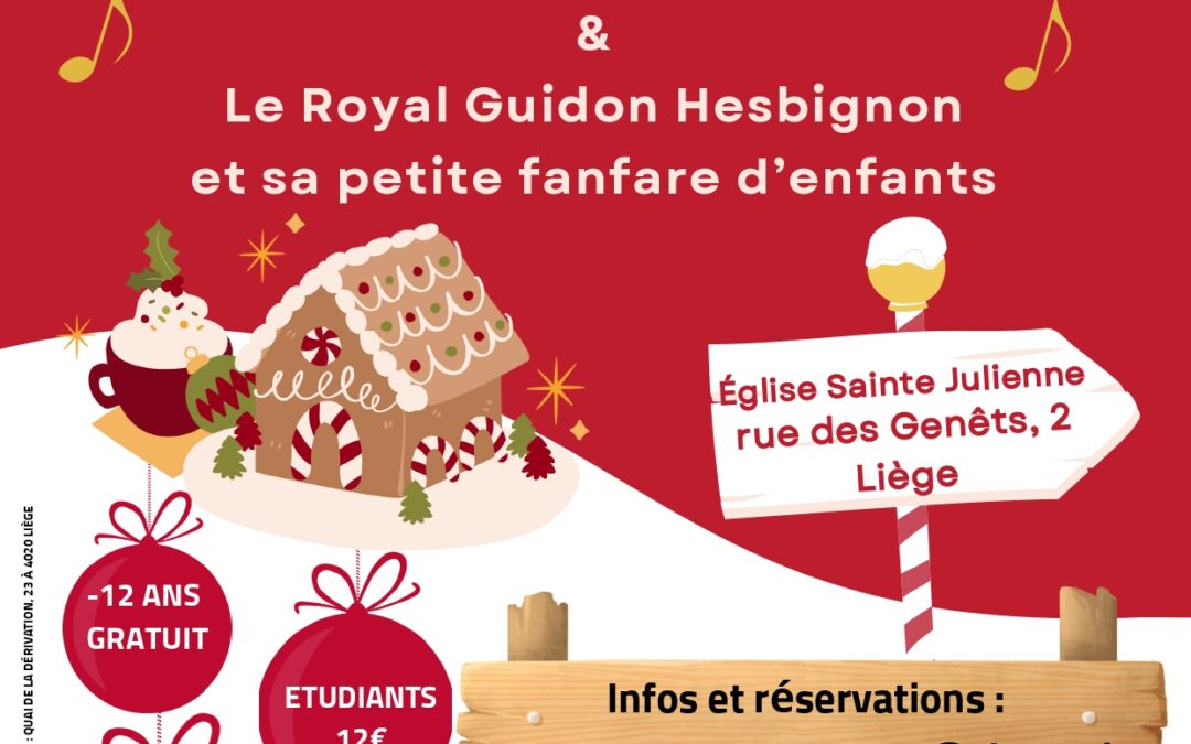 Concert de Noël de l’Ensemble Vocal Royal Les Valeureux Liégeois